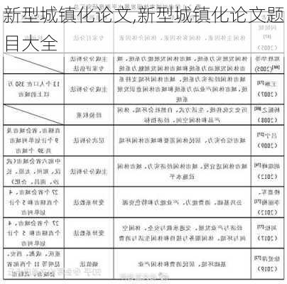 新型城镇化论文,新型城镇化论文题目大全-第2张图片-二喜范文网