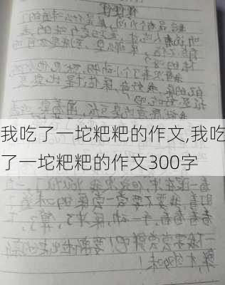 我吃了一坨粑粑的作文,我吃了一坨粑粑的作文300字-第2张图片-二喜范文网