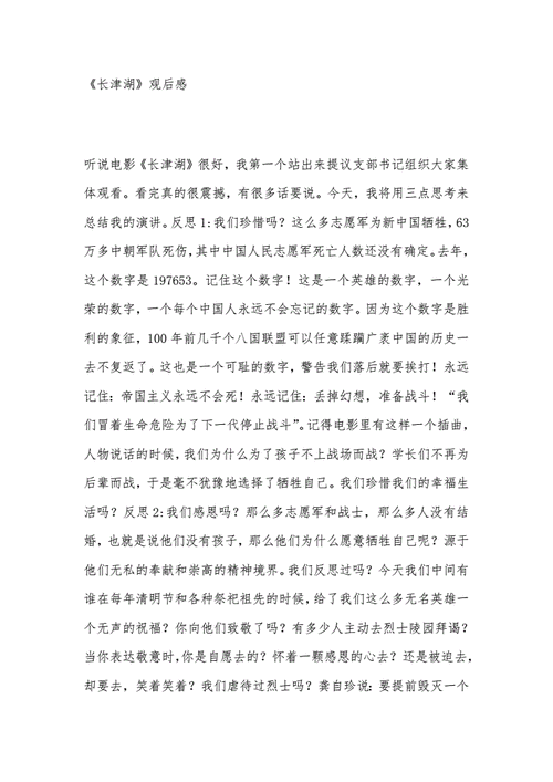 长津湖读后感,长津湖读后感800字-第3张图片-二喜范文网