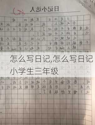 怎么写日记,怎么写日记 小学生三年级-第2张图片-二喜范文网