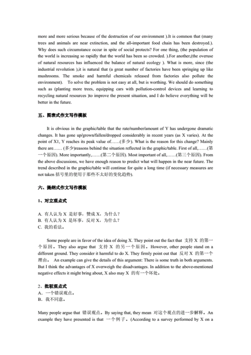 6级作文模板,6级作文模板万能句型-第3张图片-二喜范文网