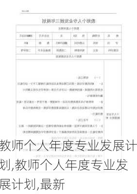 教师个人年度专业发展计划,教师个人年度专业发展计划,最新-第3张图片-二喜范文网