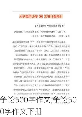 争论500字作文,争论500字作文下册-第3张图片-二喜范文网