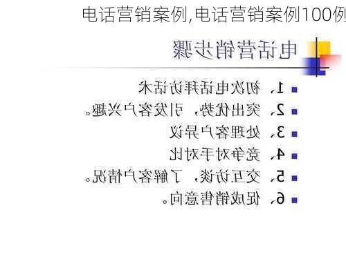 电话营销案例,电话营销案例100例-第3张图片-二喜范文网