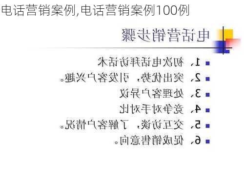 电话营销案例,电话营销案例100例-第3张图片-二喜范文网