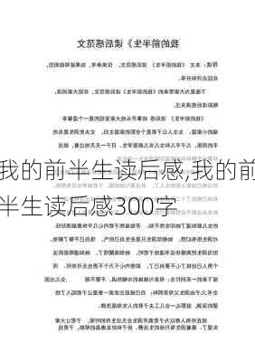 我的前半生读后感,我的前半生读后感300字-第3张图片-二喜范文网