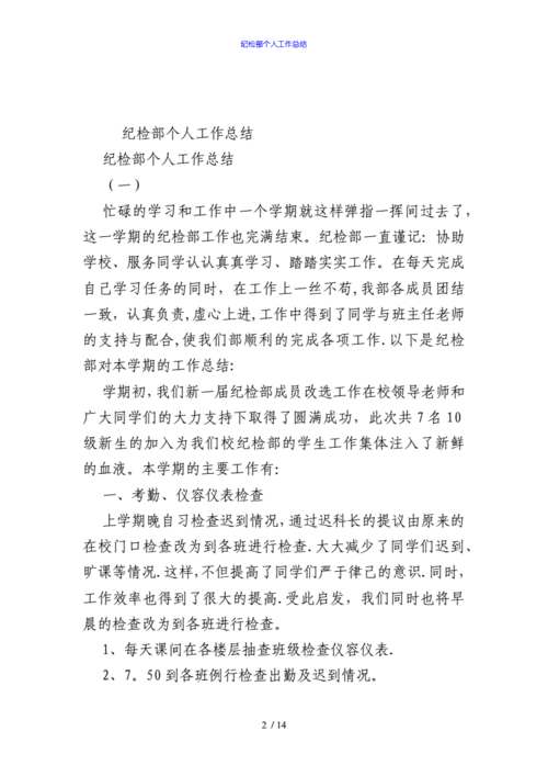 纪委工作总结,纪检工作总结报告2023-第3张图片-二喜范文网