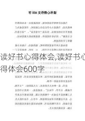 读好书心得体会,读好书心得体会600字-第3张图片-二喜范文网