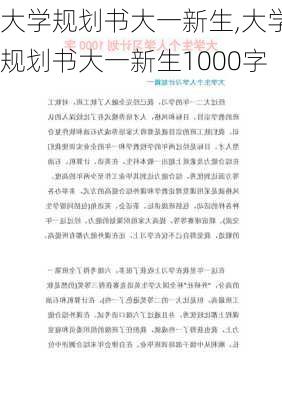 大学规划书大一新生,大学规划书大一新生1000字-第3张图片-二喜范文网