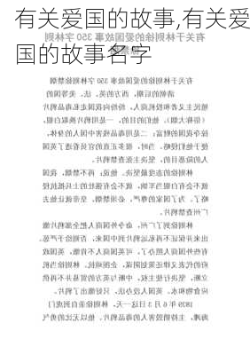 有关爱国的故事,有关爱国的故事名字-第3张图片-二喜范文网