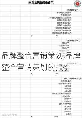 品牌整合营销策划,品牌整合营销策划的报价-第3张图片-二喜范文网