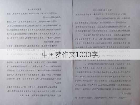 中国梦作文1000字,-第2张图片-二喜范文网