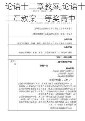 论语十二章教案,论语十二章教案一等奖高中-第1张图片-二喜范文网