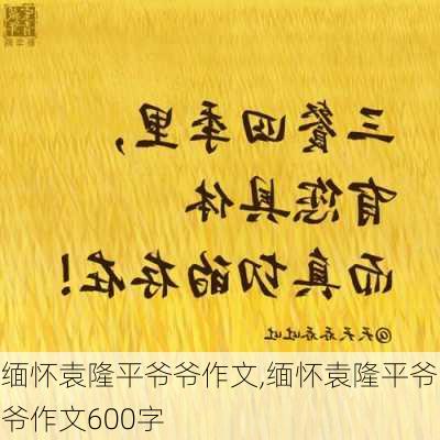 缅怀袁隆平爷爷作文,缅怀袁隆平爷爷作文600字-第3张图片-二喜范文网