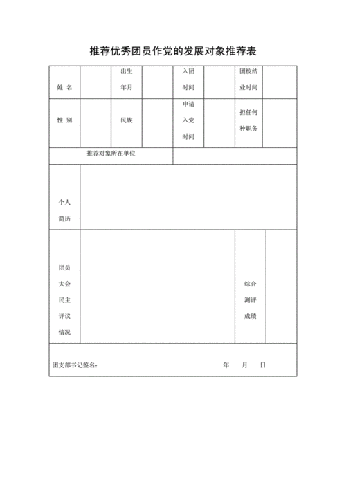 优秀共青团员推荐表,优秀共青团员推荐表主要事迹-第1张图片-二喜范文网