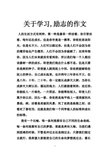 学习励志文章,励志文章400字-第1张图片-二喜范文网