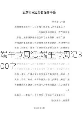 端午节周记,端午节周记300字-第2张图片-二喜范文网