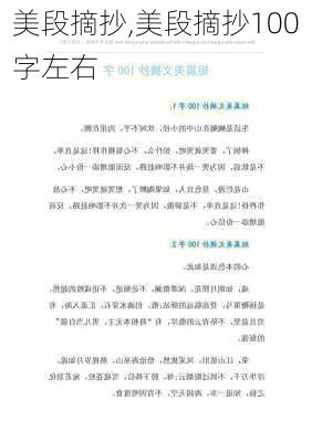 美段摘抄,美段摘抄100字左右-第3张图片-二喜范文网