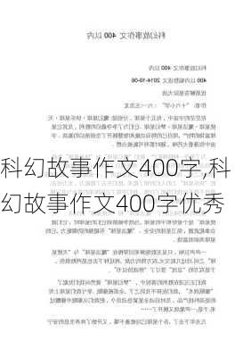 科幻故事作文400字,科幻故事作文400字优秀-第2张图片-二喜范文网