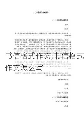 书信格式作文,书信格式作文怎么写-第3张图片-二喜范文网