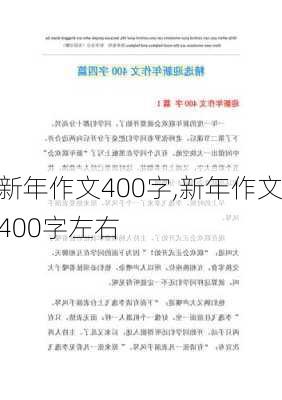 新年作文400字,新年作文400字左右-第2张图片-二喜范文网