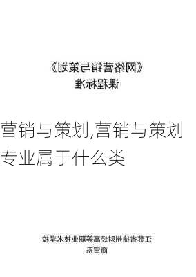 营销与策划,营销与策划专业属于什么类-第3张图片-二喜范文网