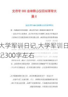 大学军训日记,大学军训日记300字左右-第3张图片-二喜范文网