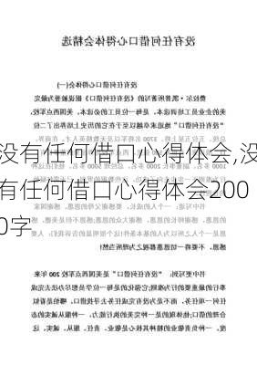 没有任何借口心得体会,没有任何借口心得体会2000字-第2张图片-二喜范文网