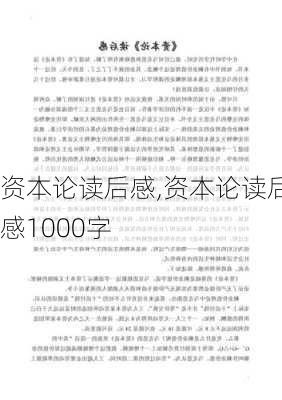 资本论读后感,资本论读后感1000字-第3张图片-二喜范文网