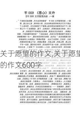 关于愿望的作文,关于愿望的作文600字-第1张图片-二喜范文网