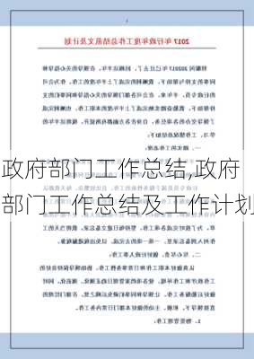 政府部门工作总结,政府部门工作总结及工作计划-第2张图片-二喜范文网