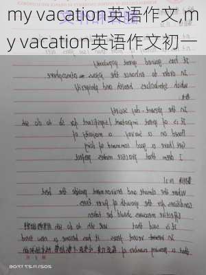 my vacation英语作文,my vacation英语作文初一-第2张图片-二喜范文网