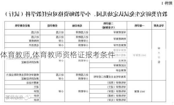 体育教师,体育教师资格证报考条件-第2张图片-二喜范文网