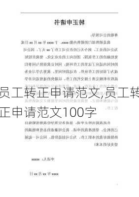 员工转正申请范文,员工转正申请范文100字-第3张图片-二喜范文网