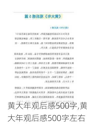 黄大年观后感500字,黄大年观后感500字左右-第2张图片-二喜范文网