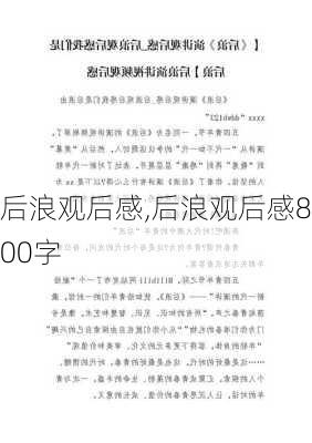 后浪观后感,后浪观后感800字-第3张图片-二喜范文网