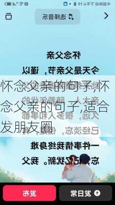 怀念父亲的句子,怀念父亲的句子,适合发朋友圈-第1张图片-二喜范文网