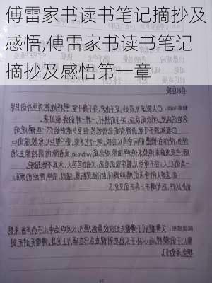 傅雷家书读书笔记摘抄及感悟,傅雷家书读书笔记摘抄及感悟第一章-第2张图片-二喜范文网