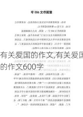 有关爱国的作文,有关爱国的作文600字-第3张图片-二喜范文网