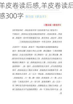 羊皮卷读后感,羊皮卷读后感300字-第2张图片-二喜范文网