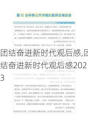 团结奋进新时代观后感,团结奋进新时代观后感2023-第2张图片-二喜范文网