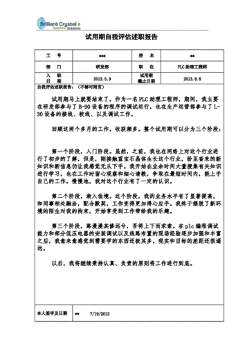 试用期自我评价范文,试用期自我评价范文简写-第3张图片-二喜范文网