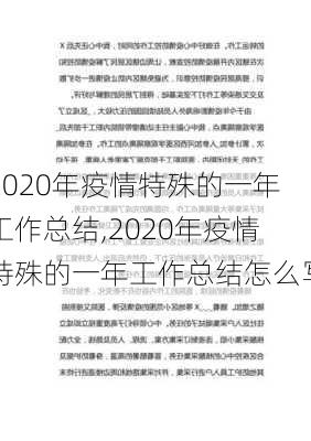 2020年疫情特殊的一年工作总结,2020年疫情特殊的一年工作总结怎么写-第3张图片-二喜范文网