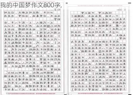 我的中国梦作文800字,-第2张图片-二喜范文网