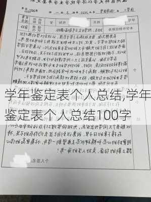 学年鉴定表个人总结,学年鉴定表个人总结100字-第1张图片-二喜范文网