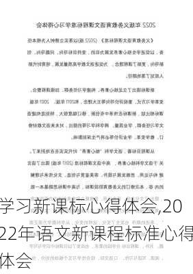 学习新课标心得体会,2022年语文新课程标准心得体会-第2张图片-二喜范文网