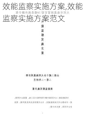 效能监察实施方案,效能监察实施方案范文-第2张图片-二喜范文网