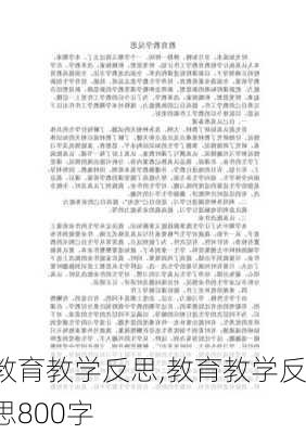 教育教学反思,教育教学反思800字-第2张图片-二喜范文网