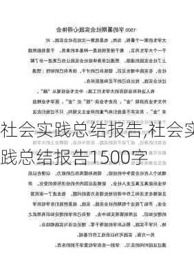 社会实践总结报告,社会实践总结报告1500字-第2张图片-二喜范文网