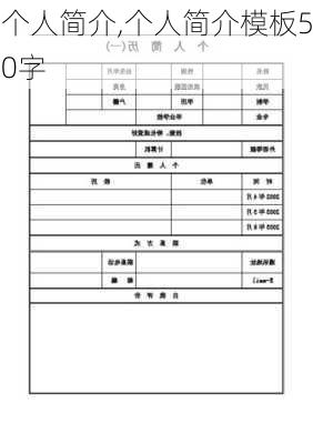 个人简介,个人简介模板50字-第3张图片-二喜范文网